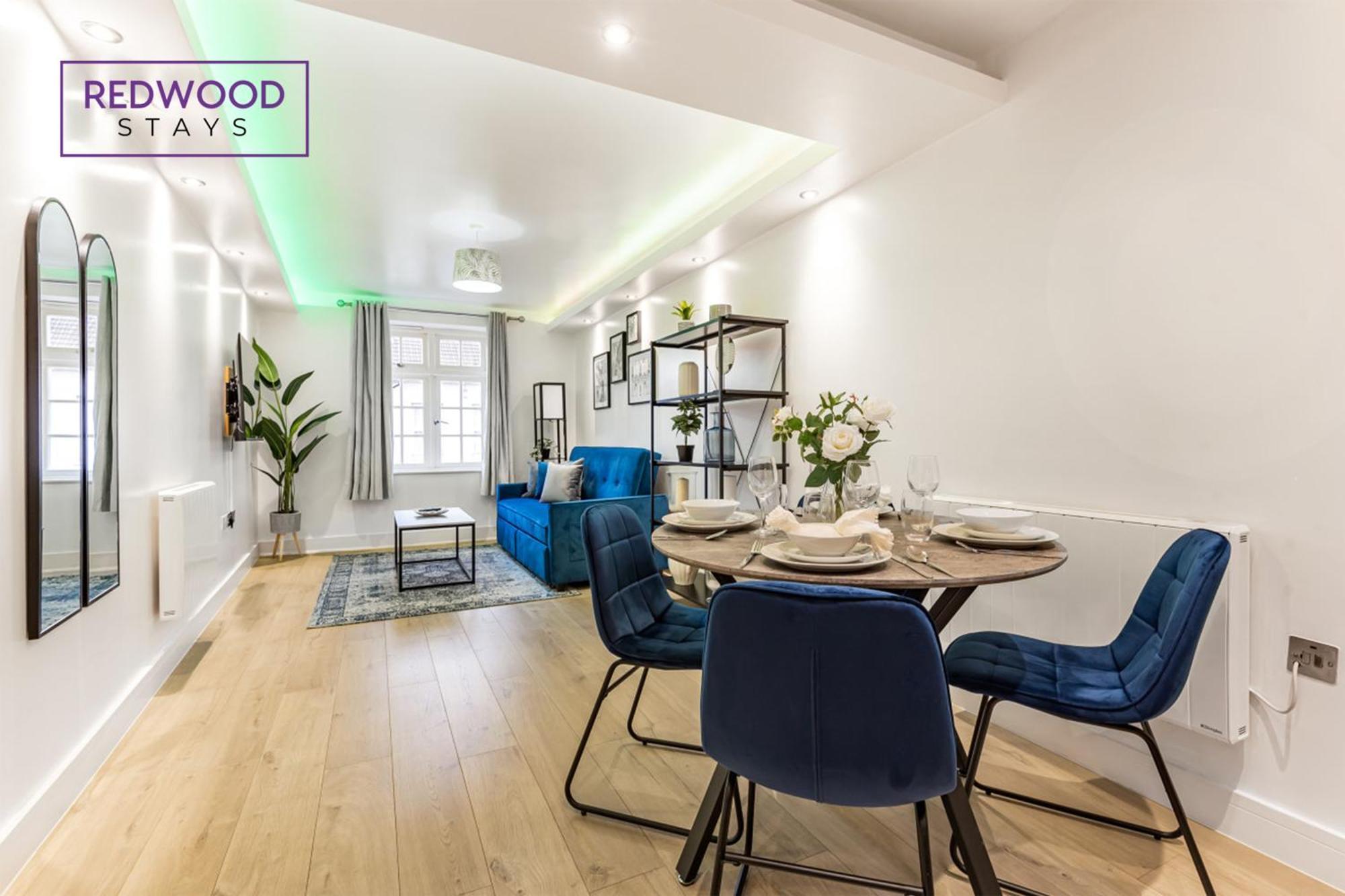 1 Bed 1 Bath Town Center Apartments For Corporates & Contractors, Wifi, Netflix And Parking On Selected Units By Redwood Stays Aldershot Ngoại thất bức ảnh